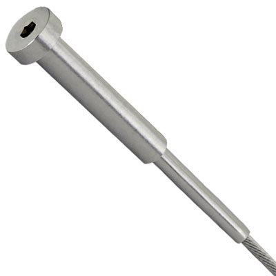 Stealth Receiver For 1/8 Cable #316 Stainless Steel (RECVERSTEALTH)