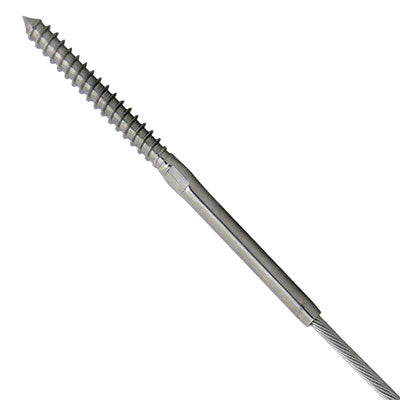 Stainless Steel • Stealth Cable Components • Lag Stud (LH and RH thread)