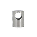 Flat Back Bar Holder Thru For 1/2' Round Stainless 304 Satin (SS901)