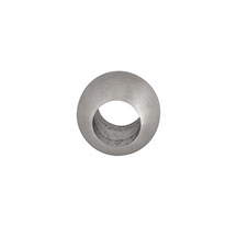 Thru Sphere For 5/8' Round Stainless 304 Satin (SS908)