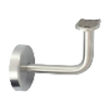 Stainless Steel (#304 Brushed) 80 Mm Reach Curved Saddle Handrail Bracket (IF456XS4)