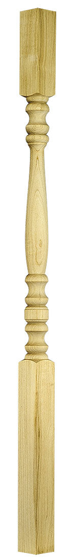 5005 Wood Baluster ⋅ Hampton ⋅ Square Top ⋅ 1-3/4" Square Base