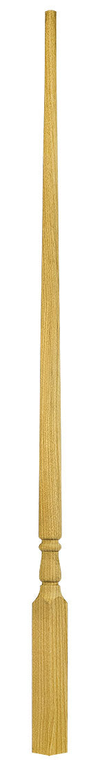 5015 Wood Baluster ⋅ Colonial ⋅ Pin Top ⋅ 1-1/4" Square Base