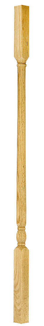 5141 Wood Baluster ⋅ Colonial ⋅ Square Top ⋅ 1-1/4