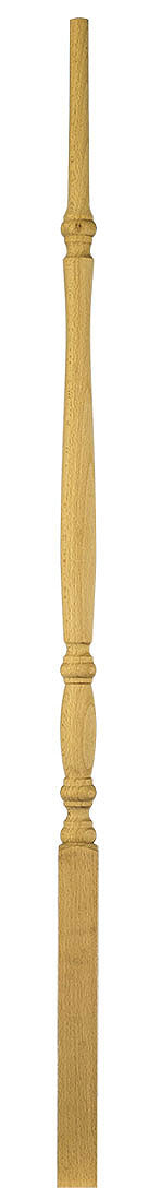 908 Wood Baluster ⋅ Bordeaux ⋅ Pin Top ⋅ 1-1/4