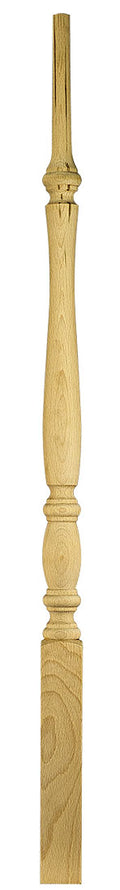 909 Wood Baluster ⋅ Bordeaux ⋅ Pin Top ⋅ 1-3/4" Square Base