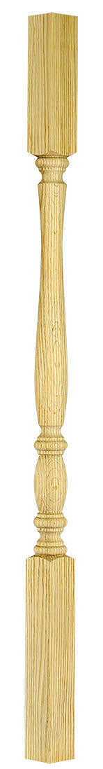911 Wood Baluster ⋅ Bordeaux ⋅ Square Top ⋅ 1-3/4" Square Base