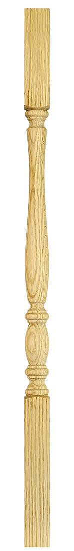 911 Wood Baluster ⋅ Bordeaux ⋅ Square Top ⋅ 1-3/4" Square Base