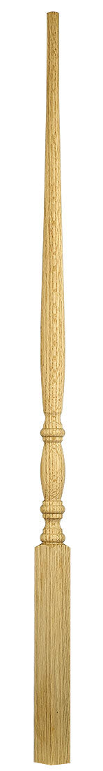 912 Wood Baluster ⋅ Bordeaux ⋅ Pin Top ⋅ 1-1/4" Square Base