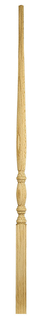 912 Wood Baluster ⋅ Bordeaux ⋅ Pin Top ⋅ 1-1/4" Square Base